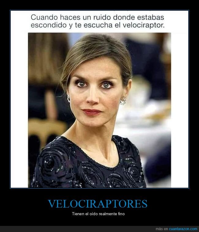 ruido,velociraptor,letizia