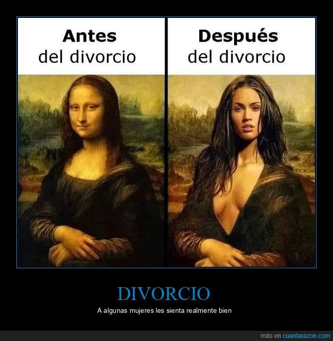 antes,después,divorcio,mona lisa,megan fox