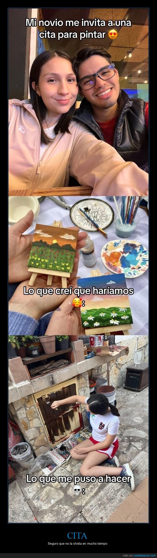 novio,cita,pintar