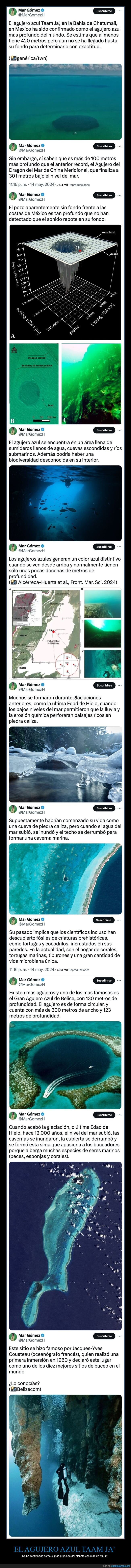 agujero azul taam ja',profundidad