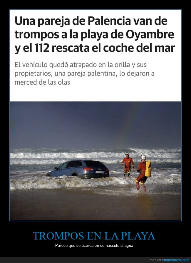 trompos,playa,coche,rescatar