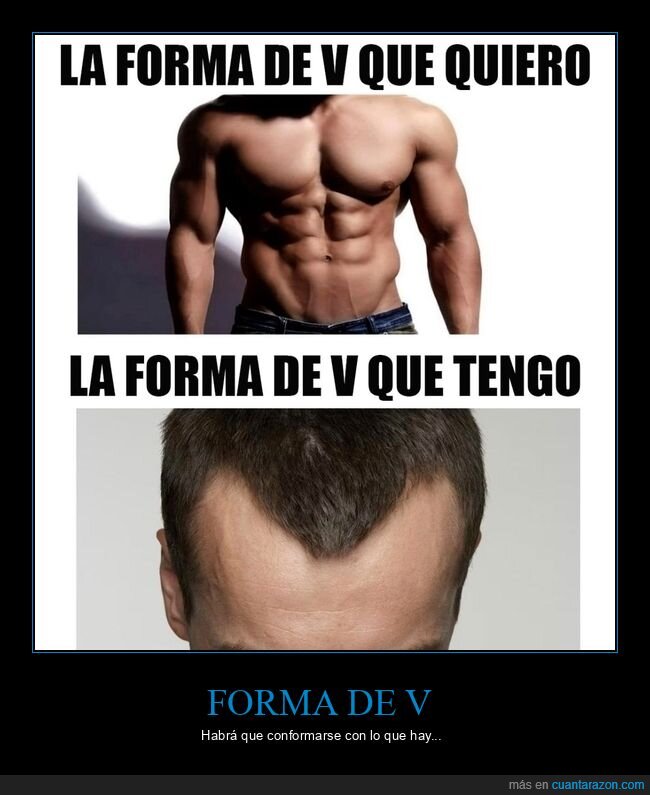 forma de v,cuerpo,pelo