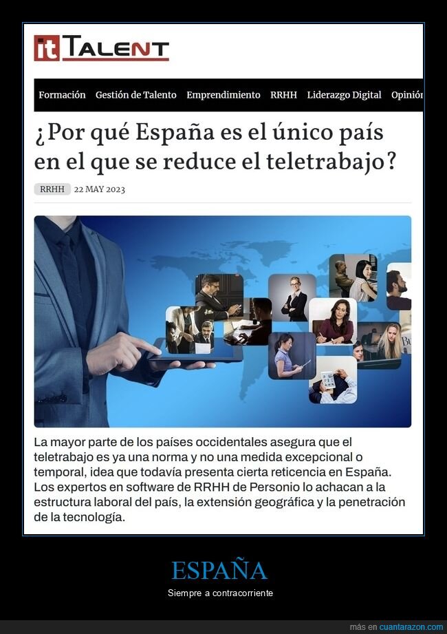 españa,teletrabajo,reducir