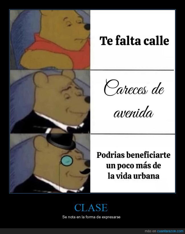 te falta calle,winnie the pooh