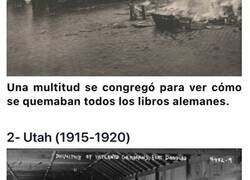 Enlace a Famosas fotografías de la fiebre anti-alemana en EEUU durante la Primera Guerra Mundial