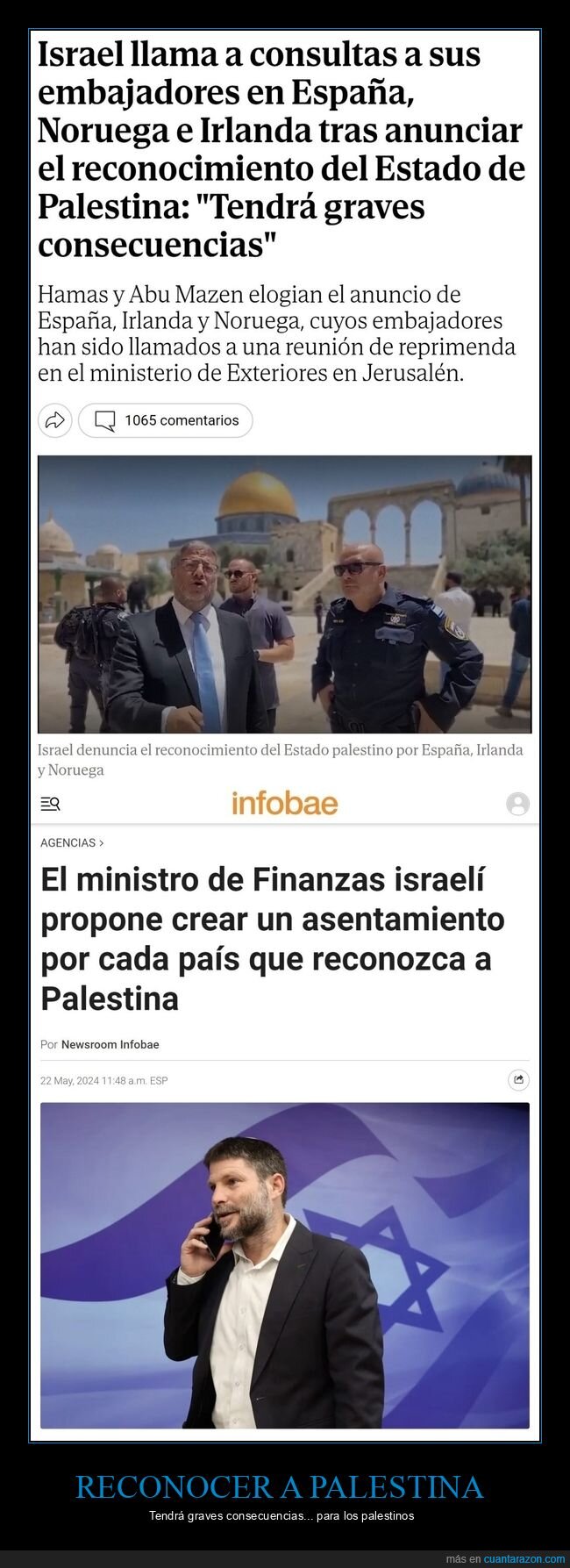 israel,palestina,reconocer,asentamientos