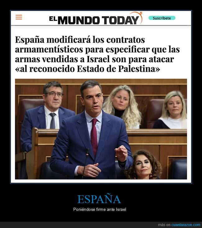 armas,el mundo today,españa,israel,palestina,vender