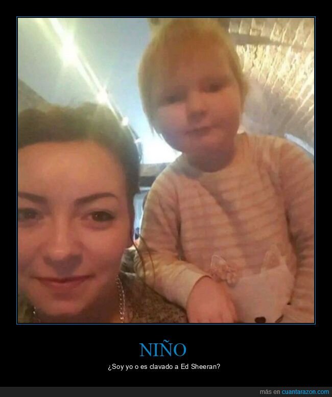 niño,ed sheeran,parecidos