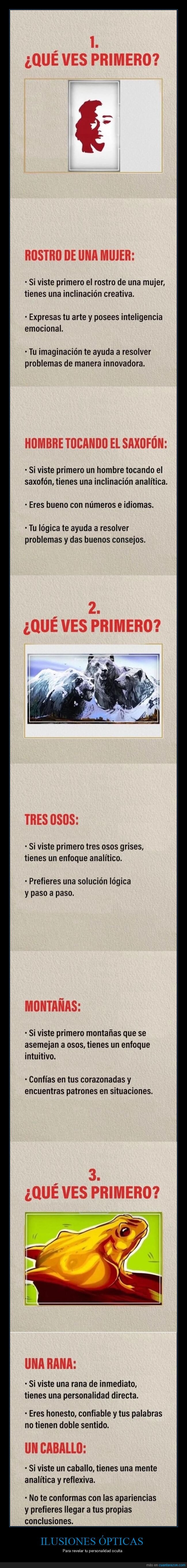 ilusiones &oacute;pticas,personalidad