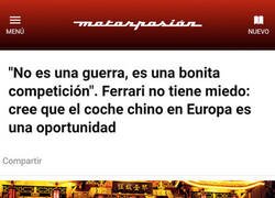 Enlace a A Ferrari no le preocupa la competencia china