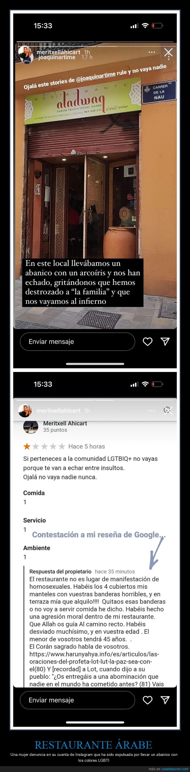 restaurante,árabe,lgbt,expulsar,abanicos