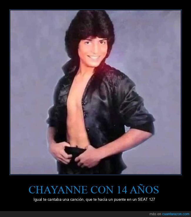 14 años,chayanne,joven