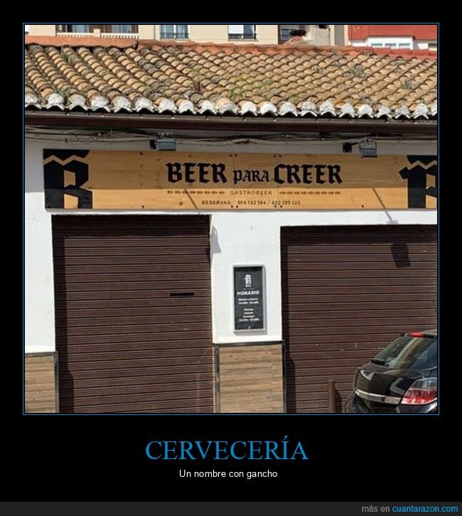 bar,beer para creer,cervecería,nombres