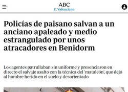 Enlace a Salvan a un anciano mientras dos ladrones le hacían un mataleón