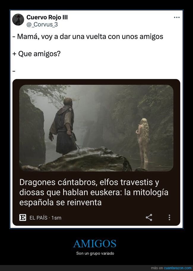 amigos,mitología española,wtf