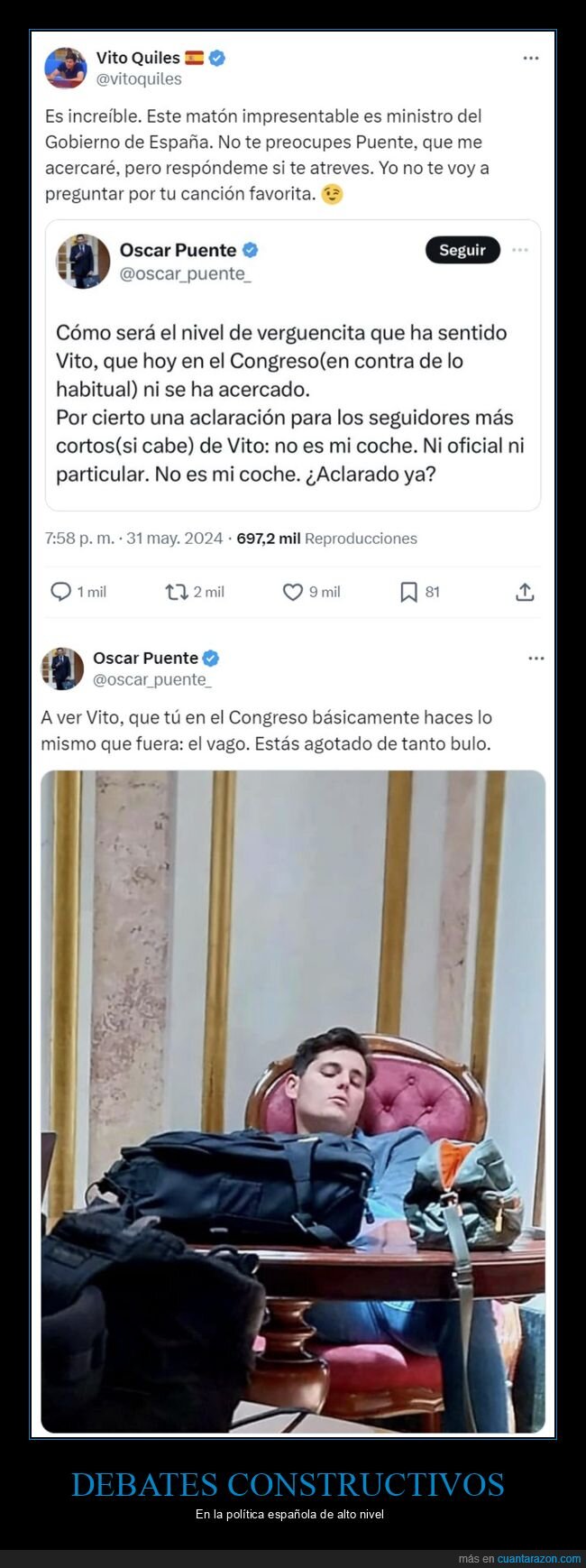 oscar puente,vito quiles,políticos