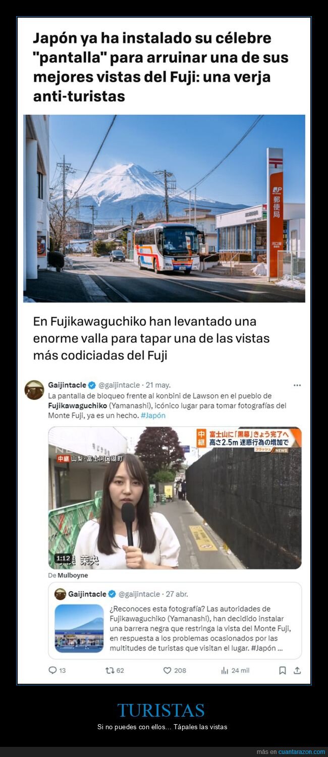 japón,monte fuji,turistas,vistas