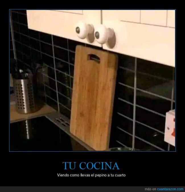 cocina,viendo,pepino