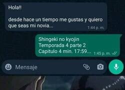 Enlace a Cuando te declaras a una otaku