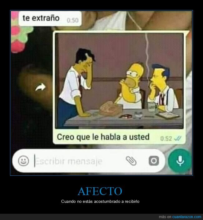 afecto,simpsons,whatsapp