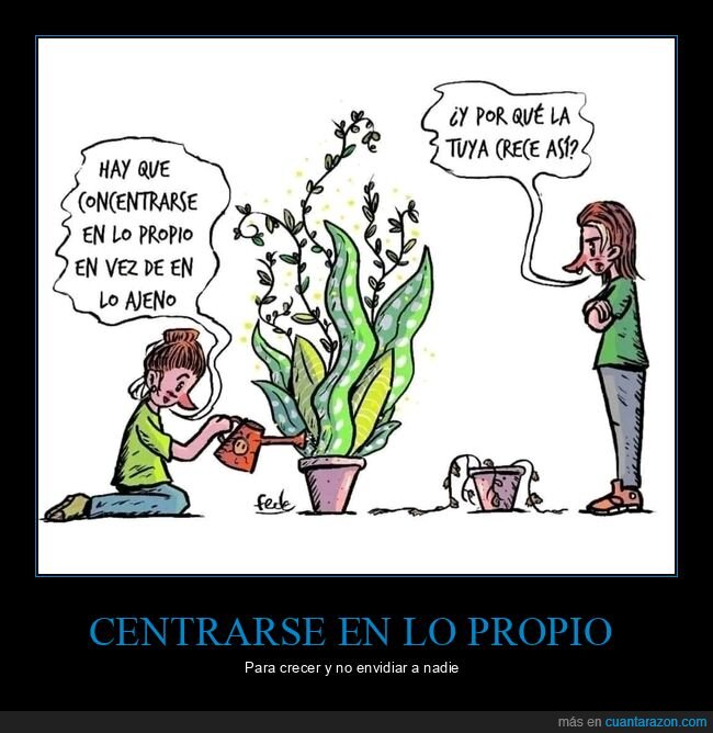 concentrarse,propio,ajeno,plantas,crecer