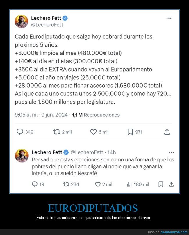 eurodiputados,cobrar,elecciones,pol&iacute;ticos