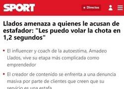 Enlace a Llados se pone amenazante