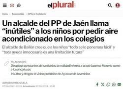 Enlace a Los niños solo quieren poder dar clase sin cocerse...