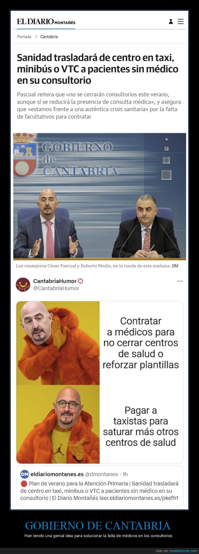 cantabria,sanidad,taxi,pacientes,médicos