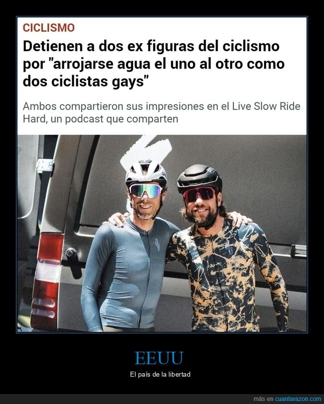 ciclistas,detener,agua,gays