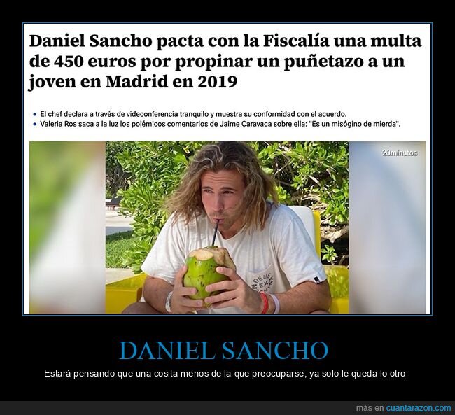 daniel sancho,multa