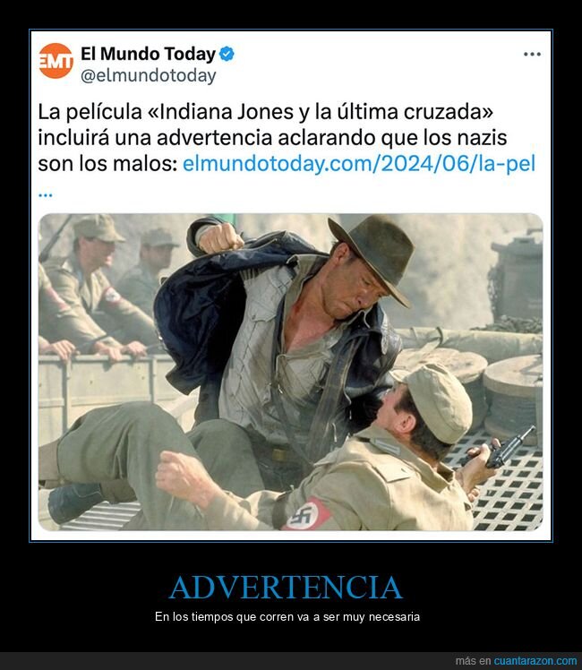 advertencia,indiana jones,malos,nazis