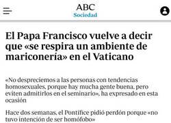 Enlace a El Papa insiste