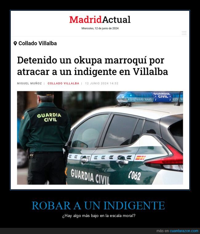 atracar,indigente