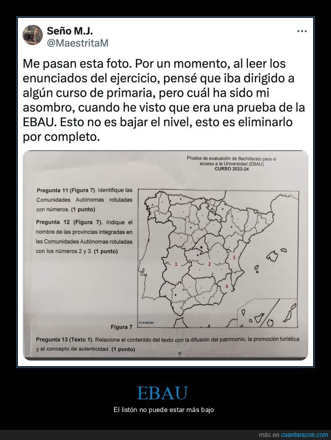 ebau,comunidades autónomas,pregunta,examen