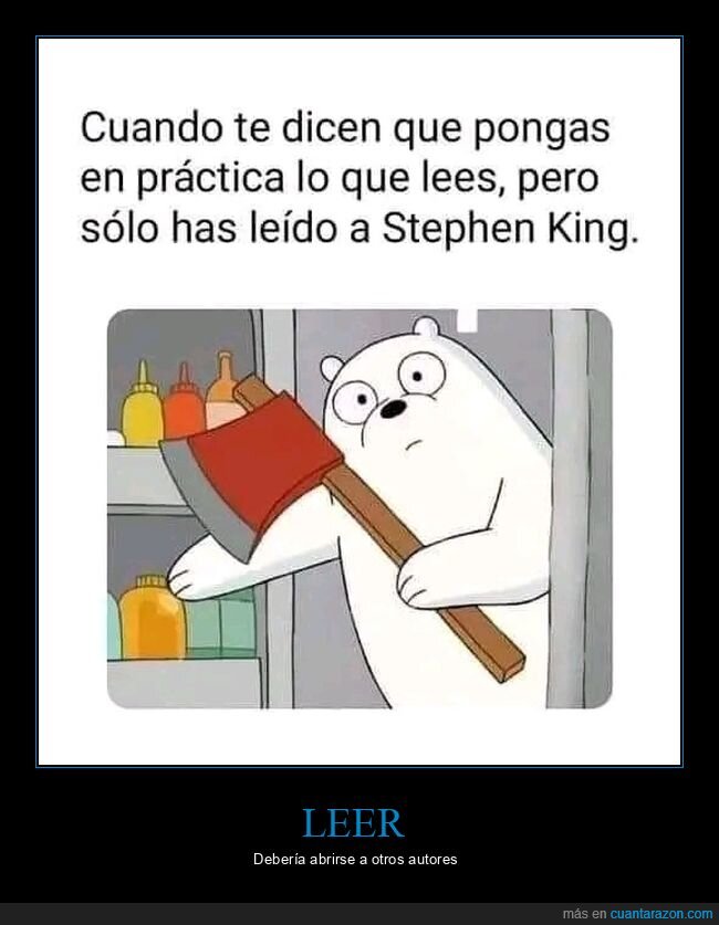 leer,práctica,stephen king