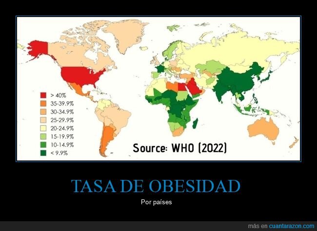 obesidad,pa&iacute;ses,mapas
