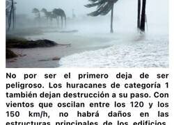 Enlace a Así se clasifican los huracanes por su poder de destrucción