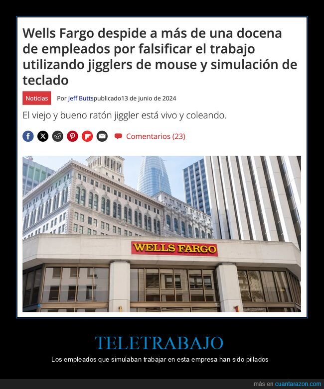 wells fargo,despido,empleados,teletrabajo