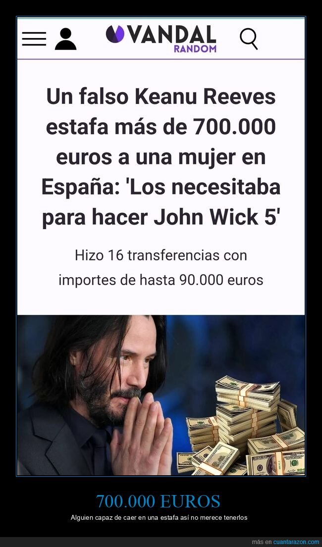 estafa,keanu reeves