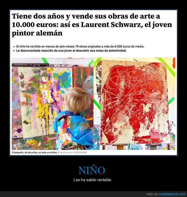 laurent schwarz,niño,pintor