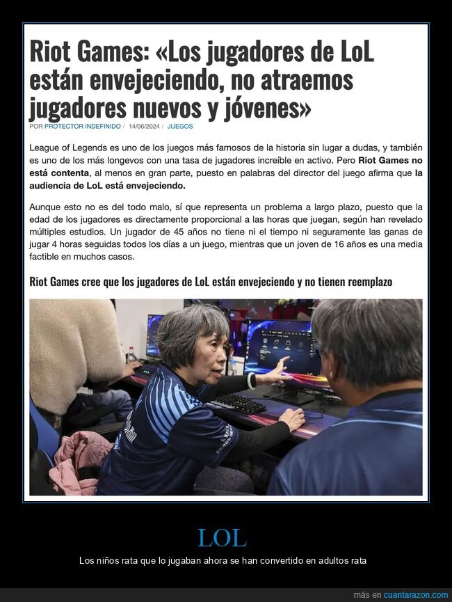 lol,jugadores,envejecer