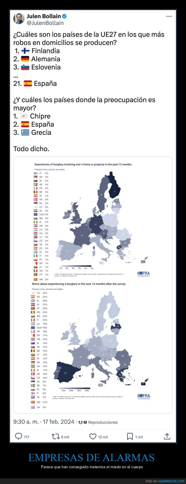 países,robos,preocupación