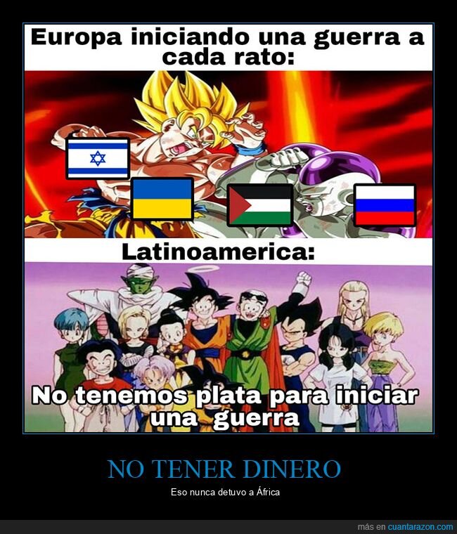 dragon ball,europa,guerras,latinoamérica