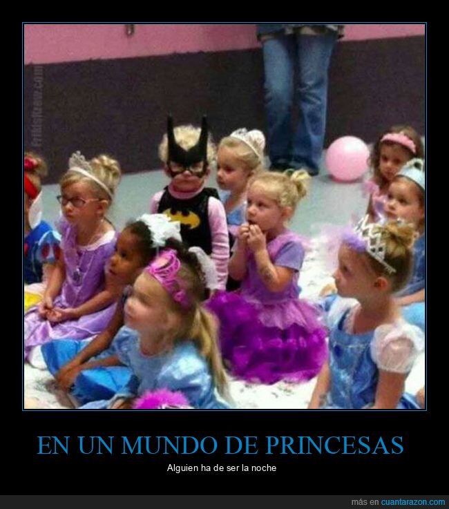 batman,niñas,noche,princesas