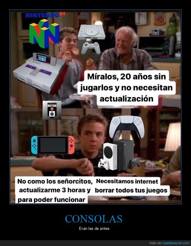 actualizaciones,videoconsolas