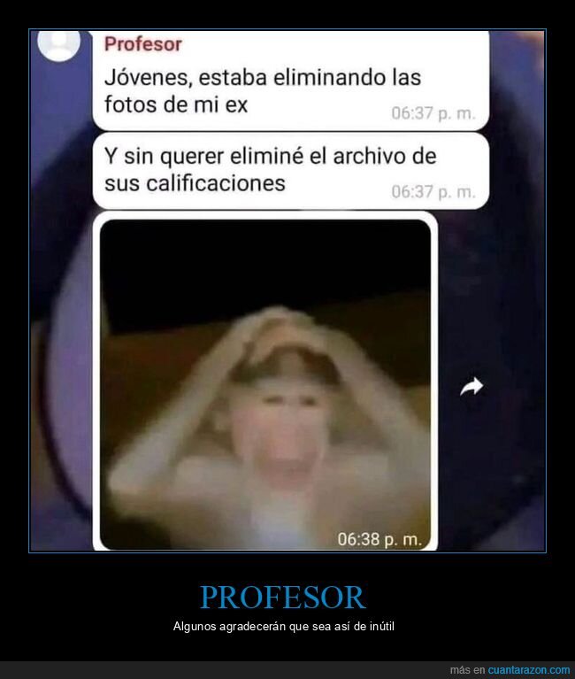 profesor,eliminar,fotos,ex,calificaciones