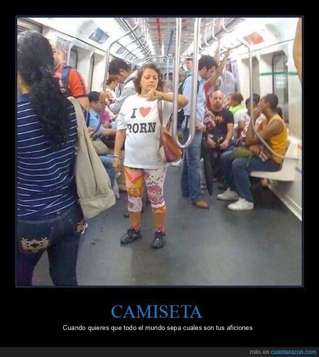 camiseta,metro,señora