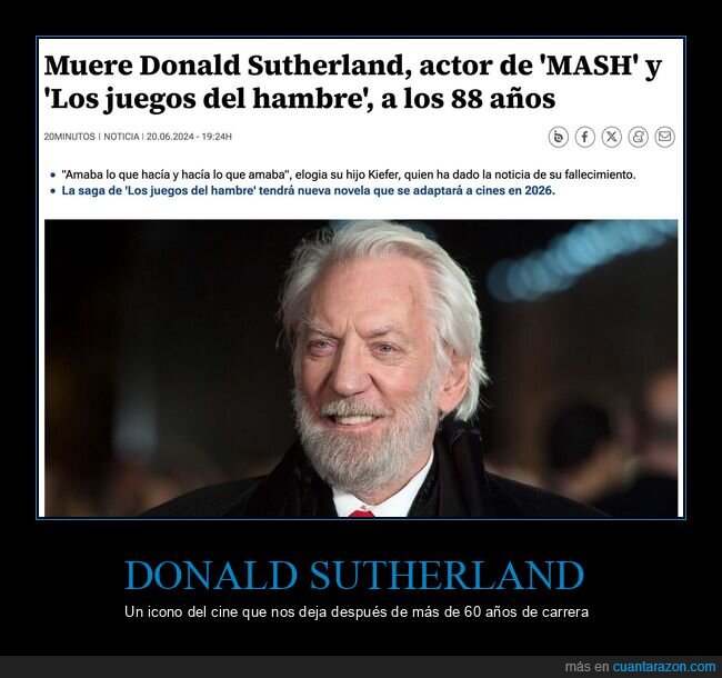 cine,dep,donald sutherland,muerte