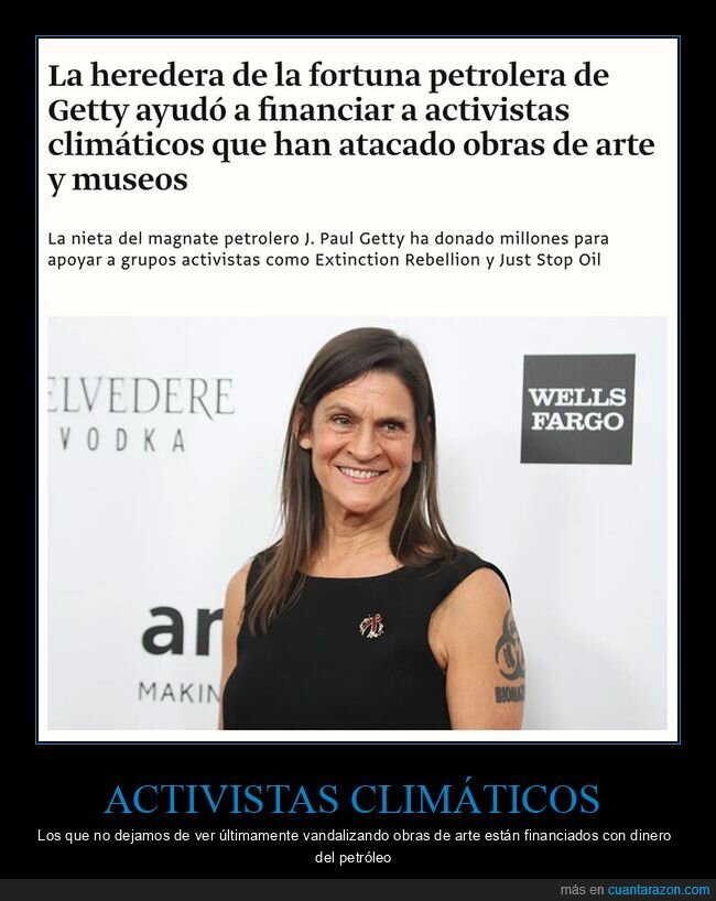 activistas,getty,heredera,petrolera